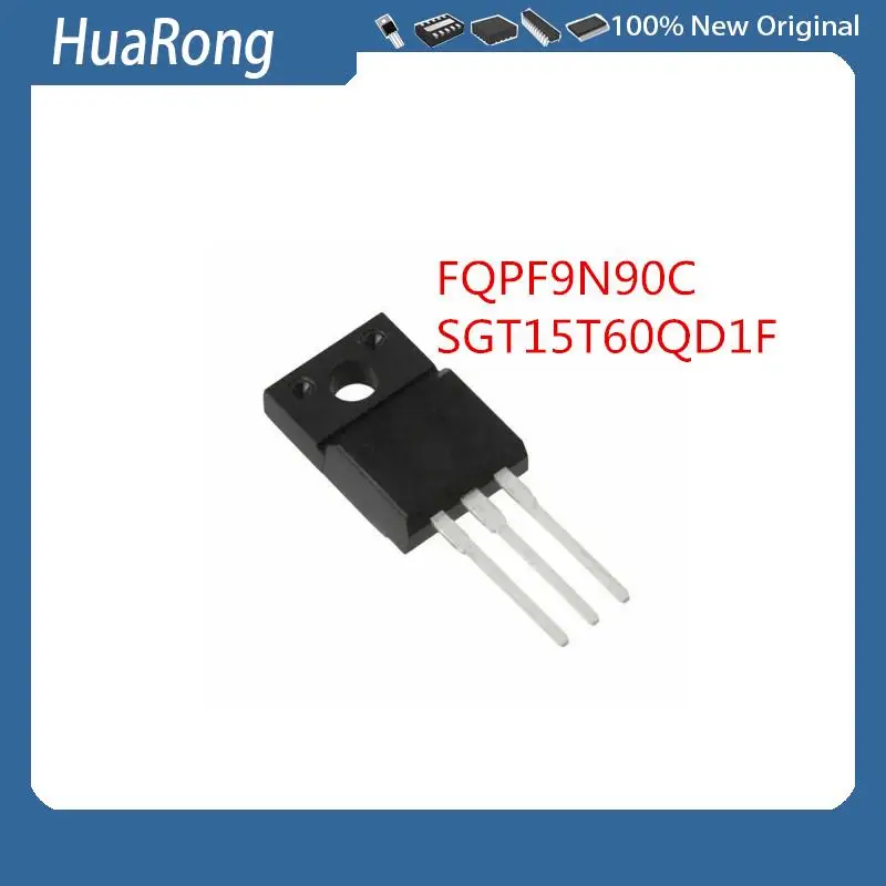 10PCS/LOT     FQPF9N90C   FQPF9N90 N    900V 8A     SGT15T60QD1F    15T60QD     TO-220F