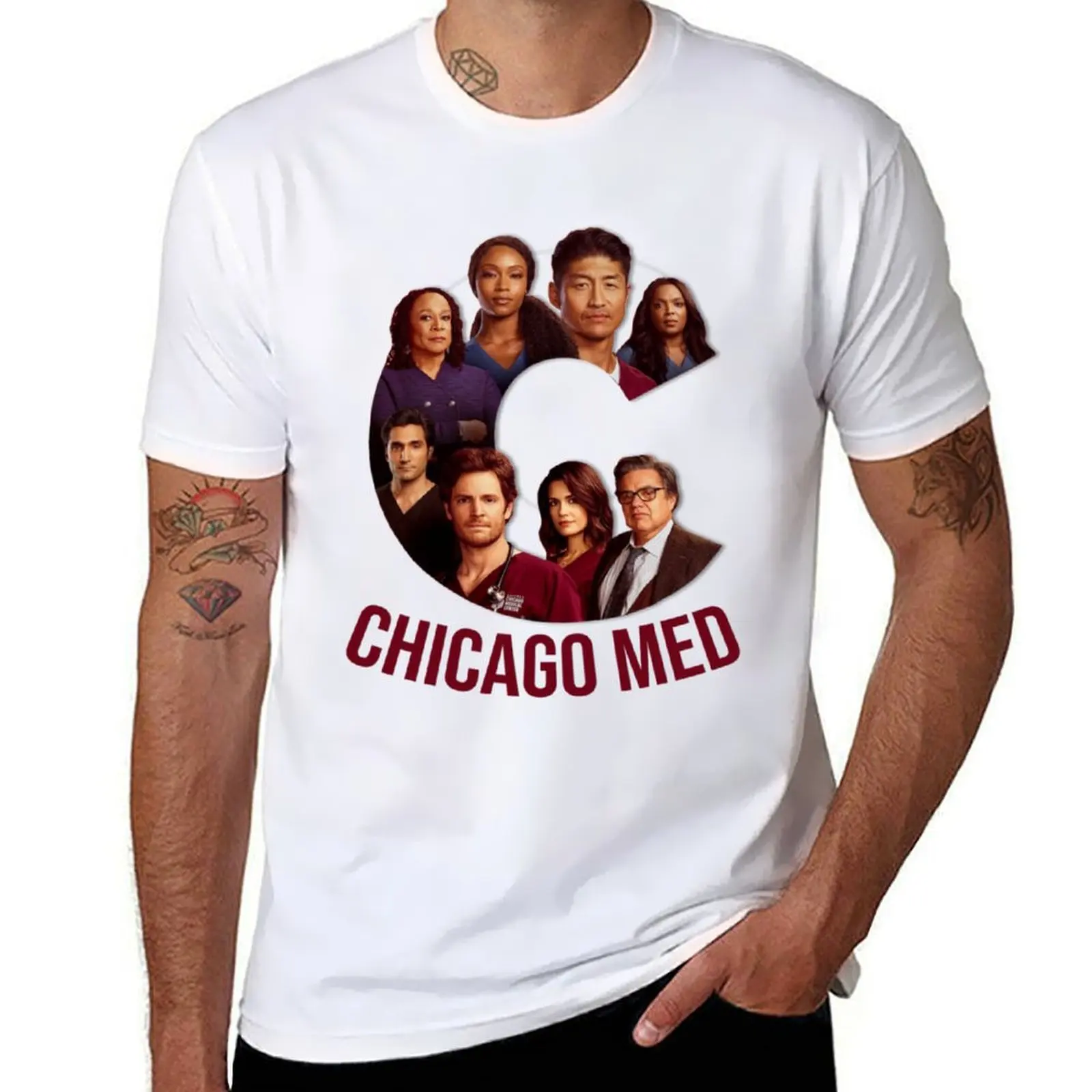 

Chicago Med tv show T-Shirt t shirt custom print t shirts for man cotton soft t shirts with prints T-shirt