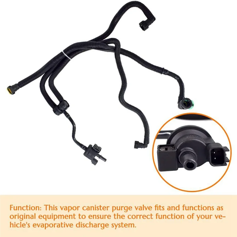 

F2GZ9D289A Car Carbon Canister Solenoid Valve With Hose Parts Accessories For FORD EDGE 2.0L 2.7L 2015 2016 2017 2018 2019 2020