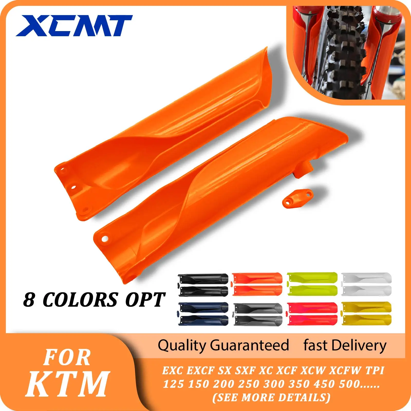 

Shock Absorber Protectors Fork Cover Guard For KTM EXC EXCF SX SXF XC XCF XCW XCFW TPI 125 150 200 250 300 350 450 500 2016-2022