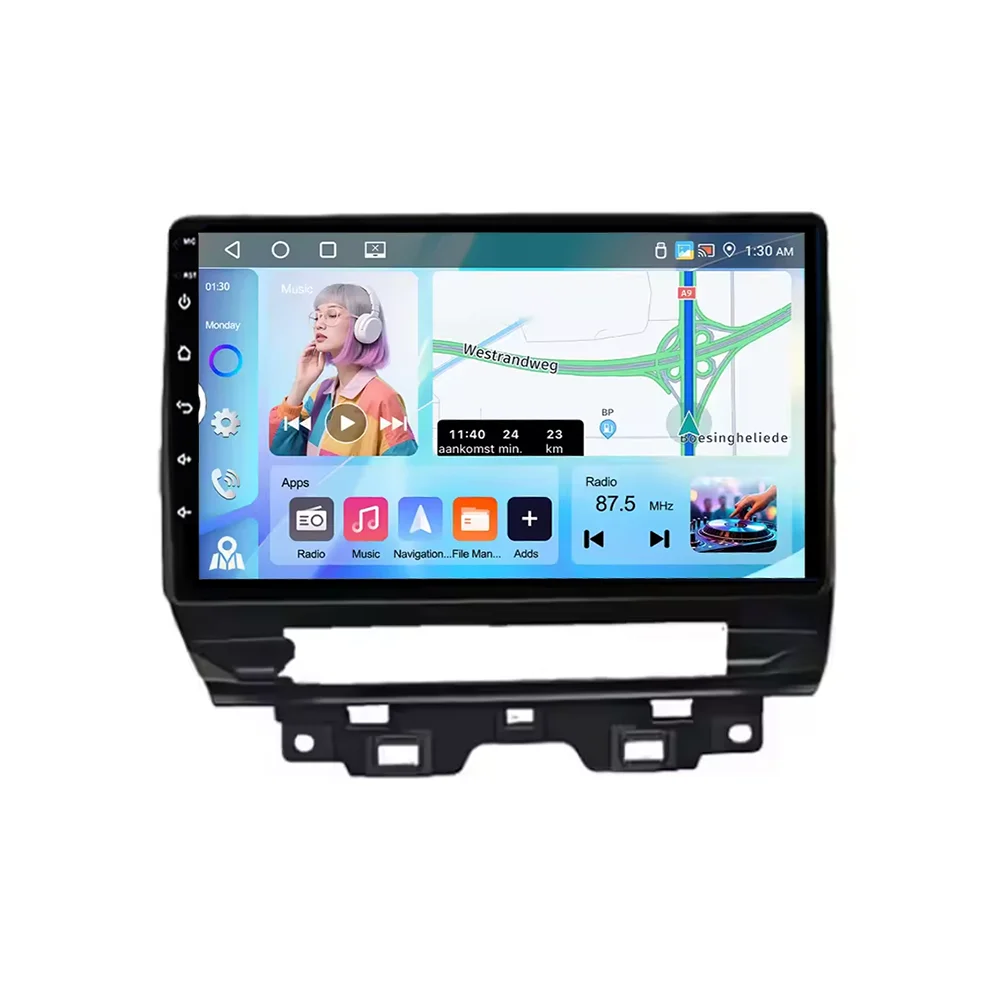 Radio samochodowe z Androidem 16, 2K QLED, bezprzewodowym CarPlay i Auto, stereo, do Renault Trafic 4 2021 2022 2023 — 2