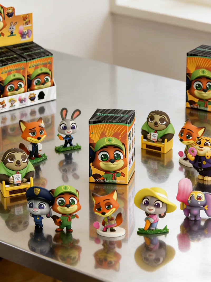 

Набор слепых коробок Zootopia 2 — куклы ручной работы из Ника Джуди в качестве настольных украшений, детская игрушка в подарок, модные коллекционные фигурки