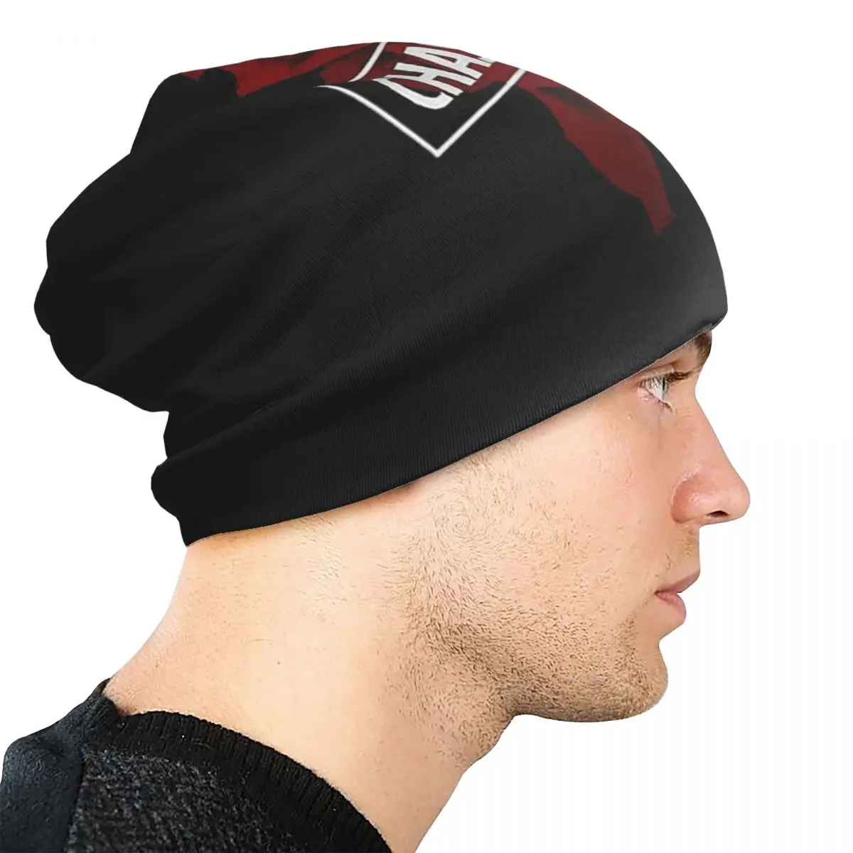 تشيس أتلانتيك روز شعار Skullies Beanies القبعات الدافئة الخريف الشتاء في الهواء الطلق قبعة محبوك قبعات بونيه للجنسين الكبار