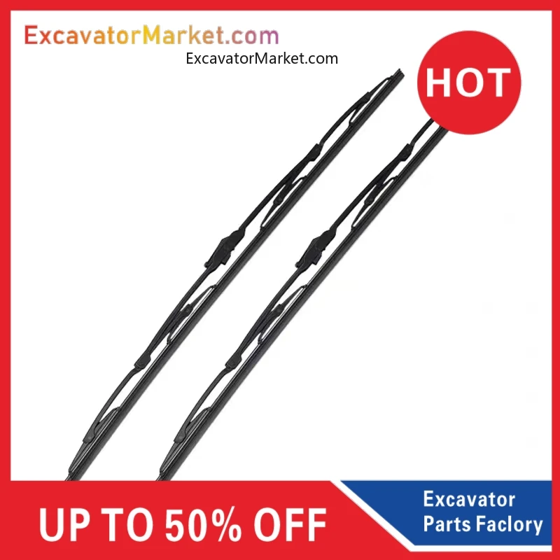 

For Excavator For Excavator Accessories Wiper Blade 60cm Long Quality Rubber Strip Wiper Arm Blade