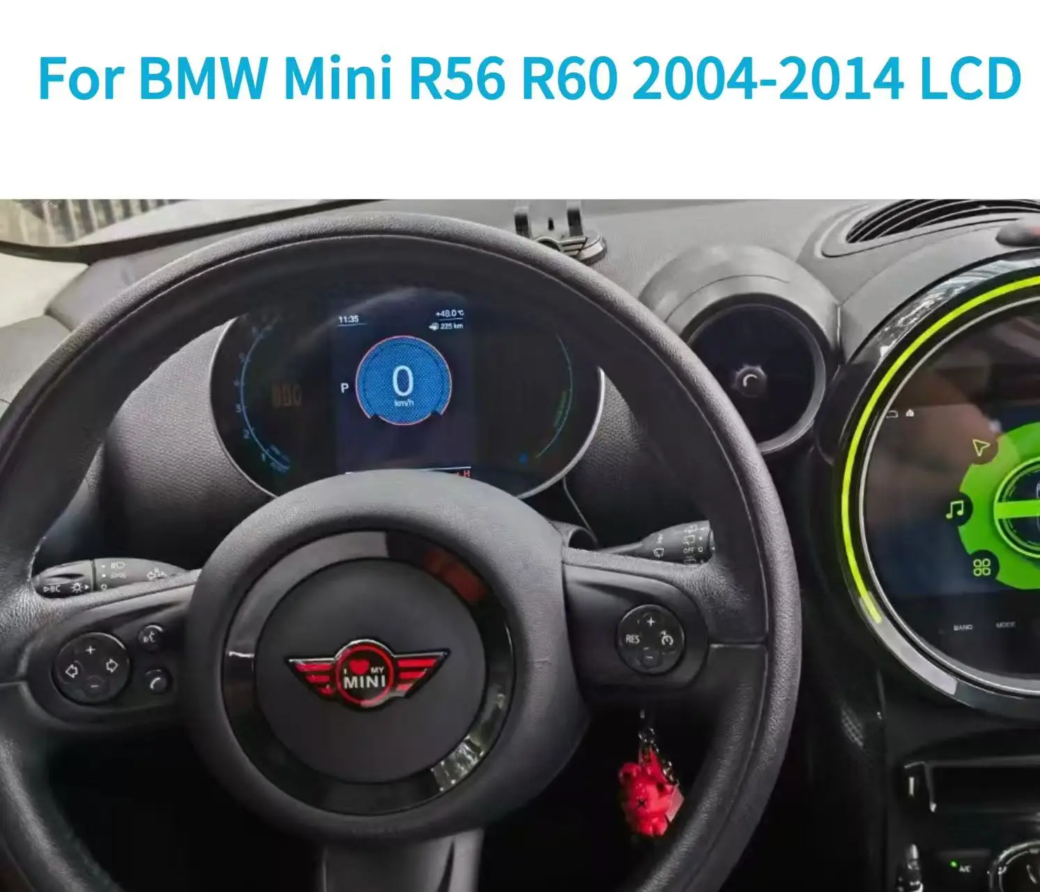 

5'' New For BMW Mini R56 R60 2004-2014 LCD Digital Cluster Speedometer Dashboard