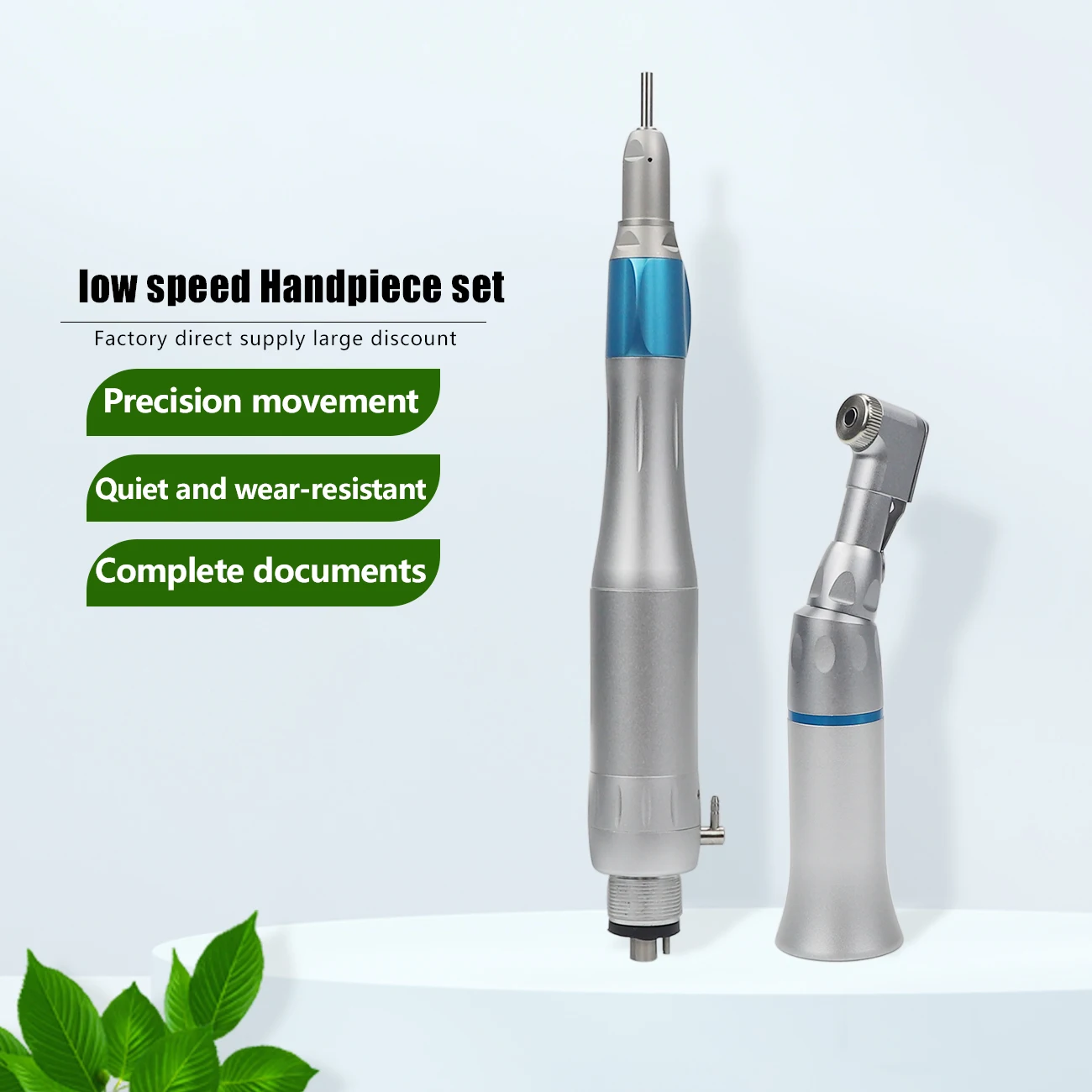 Dental Handpiece Endomotor Materials Dentistry Odontologia Low Speed 2 or 4 Holes Air Turbine Straight Contra Angle Air Motor