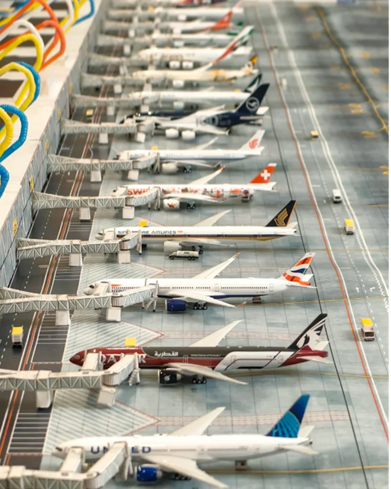 1:200 Scale Model Transavia A321Neo Air Airline Aircraft Assembly Plane Airplanes With Stand Collection Display Gifts