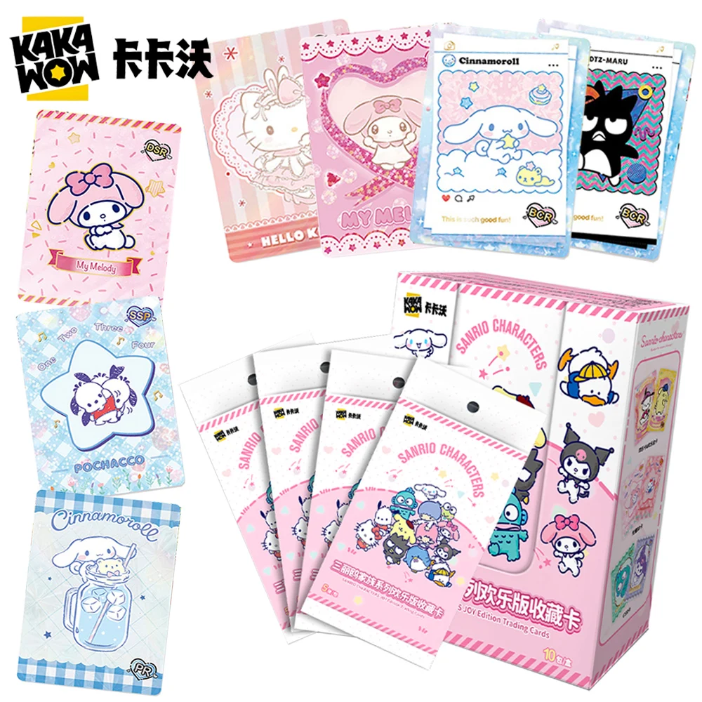 

KAKAWOW Genuine Sanrio Collection Card Joyful Healing Japanese Celebrity Family Rare Card Precious Christmas Gift for Boys Girls