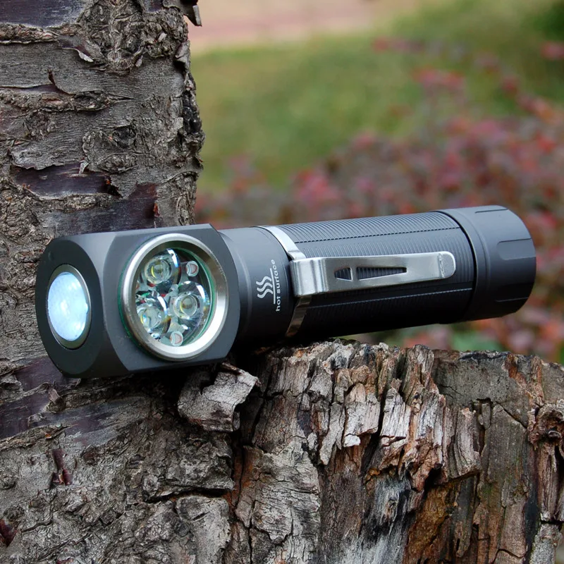 JAXMAN E1 high color rendering floodlight works hand in hand with an L-shaped corner magnetic LED flashlight