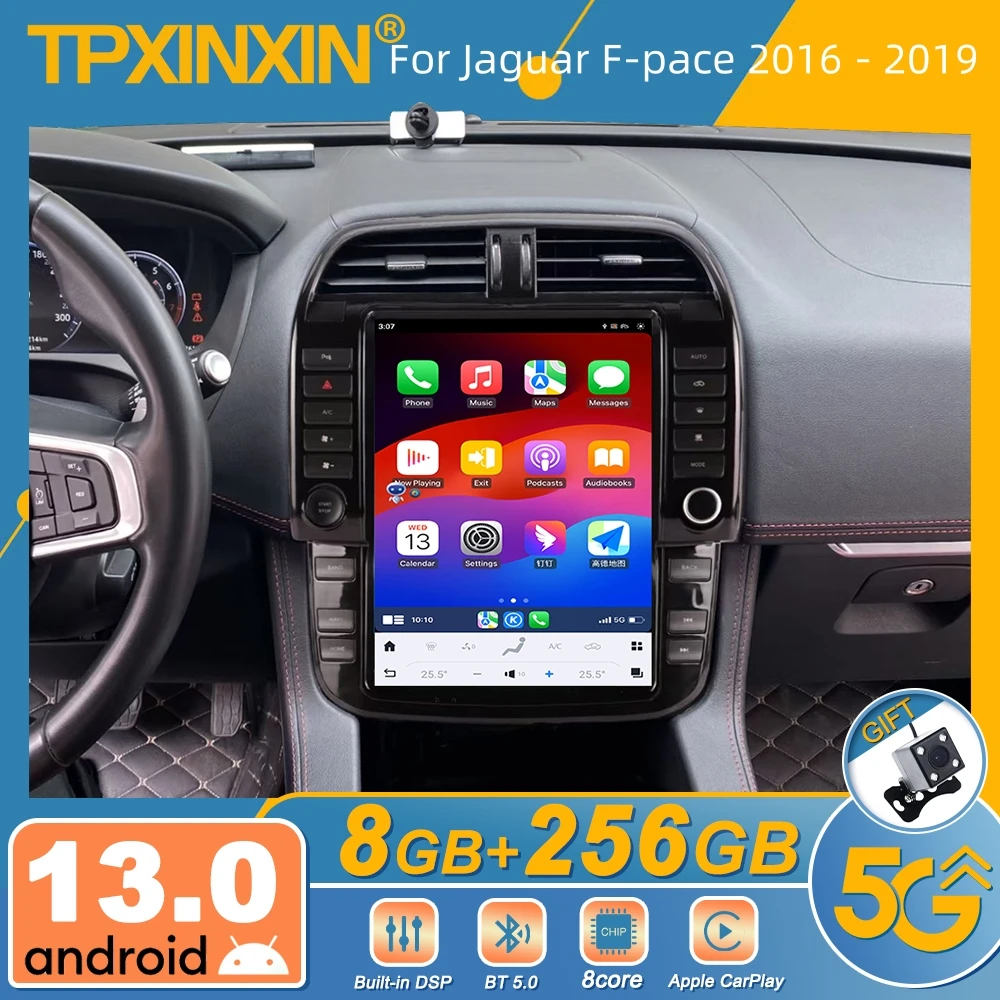 

For Jaguar F-pace 2016 - 2019 Android Car Radio Multimedia Video Player Wireless Carplay Autoradio Stereo GPS Navi Head Unit