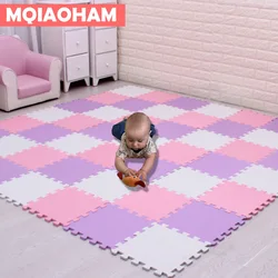 MQIAOHAM-alfombra de rompecabezas de espuma EVA para bebé, alfombrilla antideslizante para suelo de bebé, sala de juegos puzle para, alfombras para dormitorio, azulejo