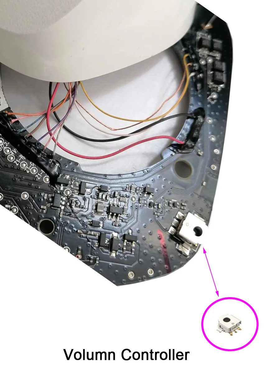 Logitech G733/G335/G535 Kit di riparazione encoder controllo volume cuffia da gioco - Manopola di ricambio per la correzione della mal funzionalità audio