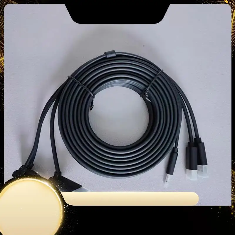 

1 Piece Replacement Cable -Compitable 5M, USB, Power VR Games Accessories Plastic For HTC Vive 3-In-1