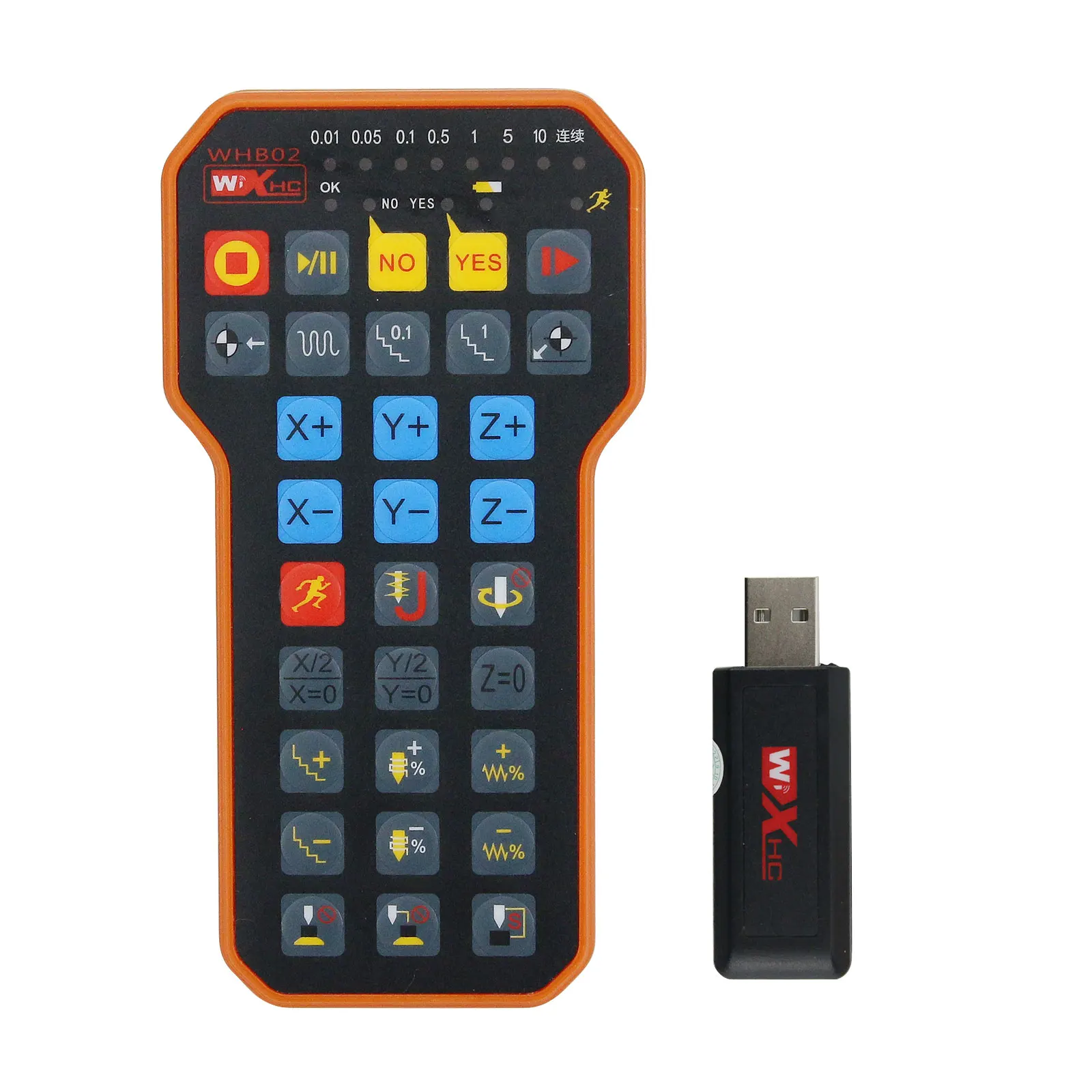 CNC Handwheel 3 Axis CNC Controller NC Studio USB Wireless Remote Handle for CNC Router Engraving Machine