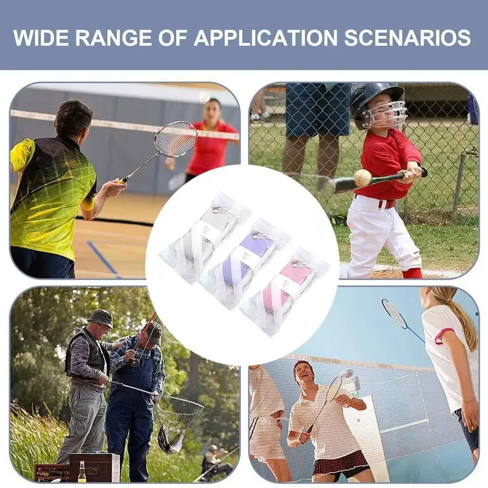 امتصاص الصدمات مضرب بدمنتون الشريط مقاومة للاهتراء المضادة للانزلاق العرق ماصة شريط لحام لينة الكرتون مقبض حزام لف