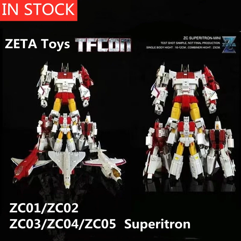 NEW Transformation ZETA Toys Superion ZC01 Skydive ZC02 Air Raid ZC03 Silverbolt ZC04 Firefligh ZC05 Slingshot Action Figure Toy