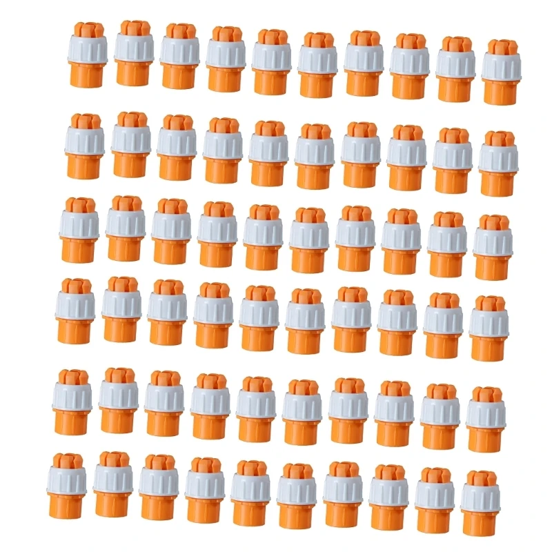  Water Pipe Faucet Adapter Plastic Pipe Quick Connector for Multiple Hose Sizes