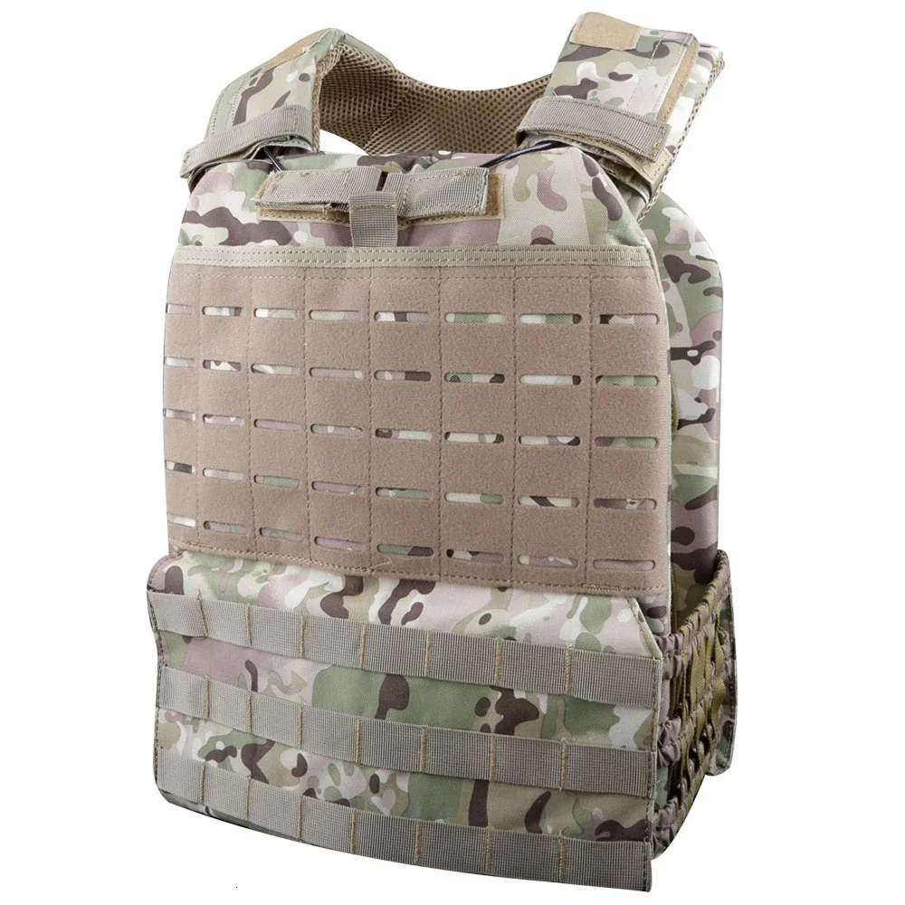 Molle chaleco Protector de entrenamiento táctico, equipo militar del ejército CS, escalada al aire libre, caza, armadura corporal, equipo de protección