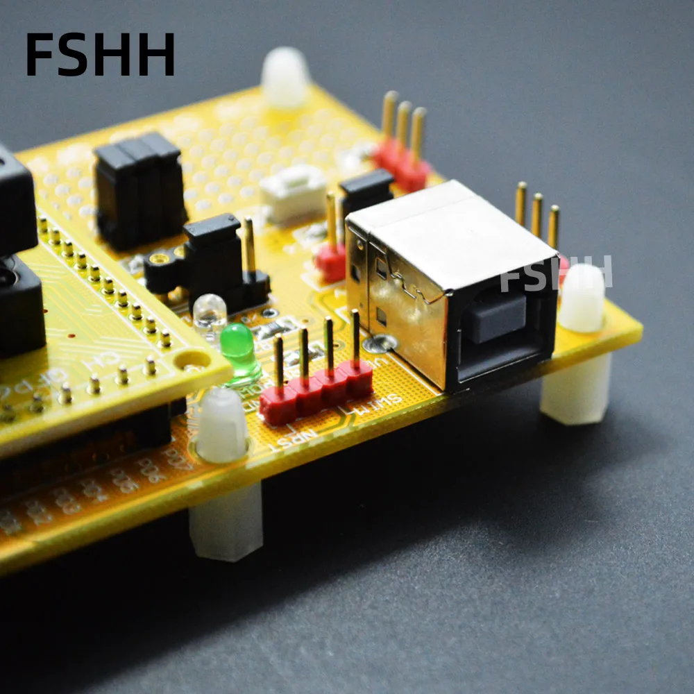 Baju atasan terbuka QFP64 STM8บอร์ดคอร์ STM8A STM8S STM8L ดาวน์โหลดที่นั่งอะแดปเตอร์โปรแกรมเมอร์ซ็อกเก็ตทดสอบที่นั่ง LQFP64 TQFP64ระยะ0.5มม.