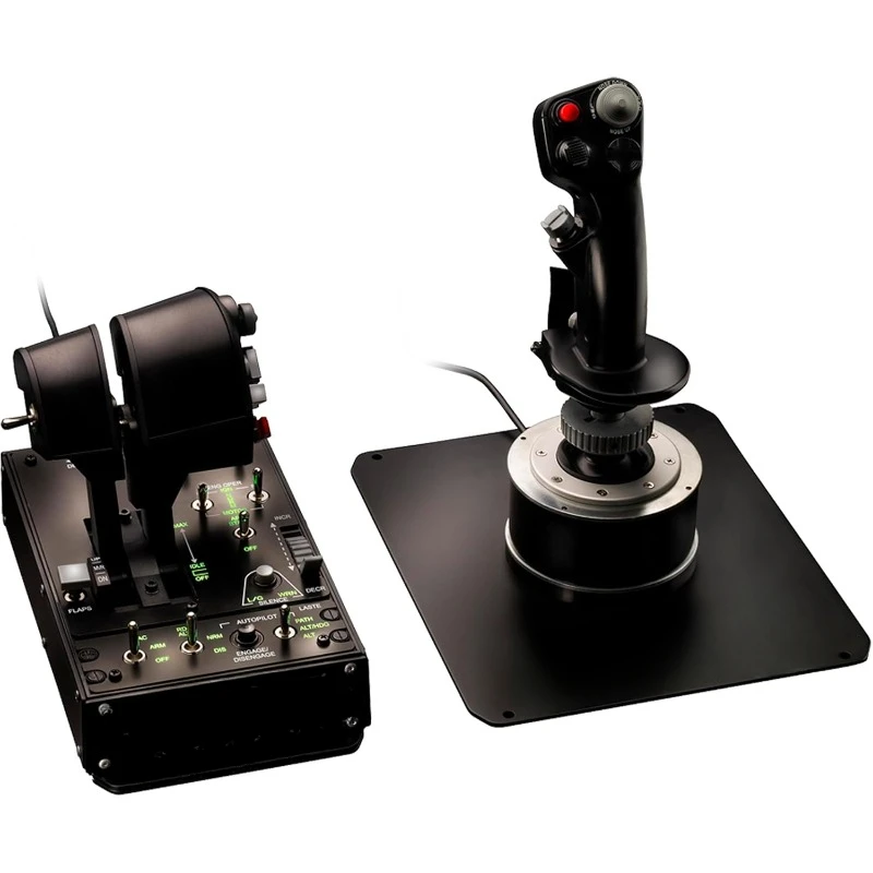 Flight Stick, Throttle and Control Panel for Flight Simulation, Official Replica of the U.S Air Force A-10C Aircraft