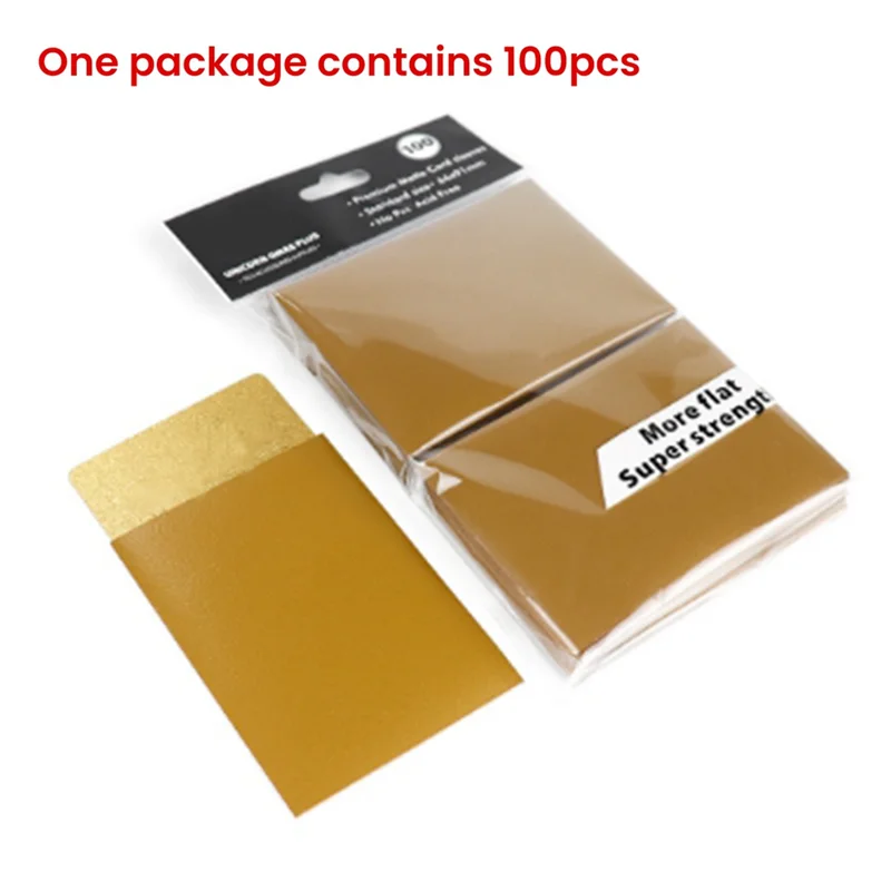 

YHOLI-100 шт. 2,5X3,5 дюйма, рукава для торговых карточек премиум-класса, стандартные карты для настольных игр для MTG Magic Gathering Lorcana, игровая карта