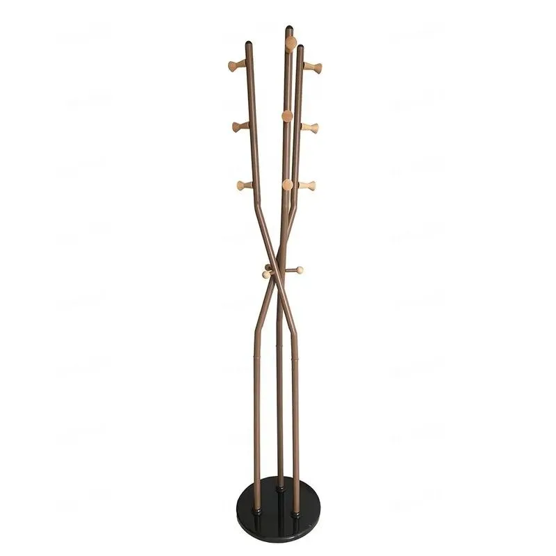 Custom Indoor Bedroom Simple Coat Rack Floor Hanger with Marble Base