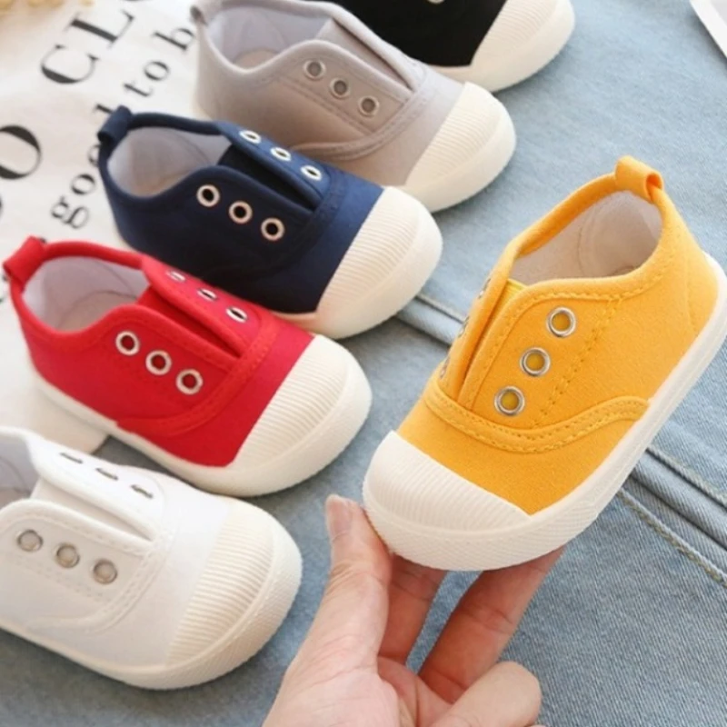 Leisure Child Shoe 2025autumn New Retro Soft Soled Child Canvas Shoes Outdoor Flat Bottomed Comforta Men Women Versatile Shoe