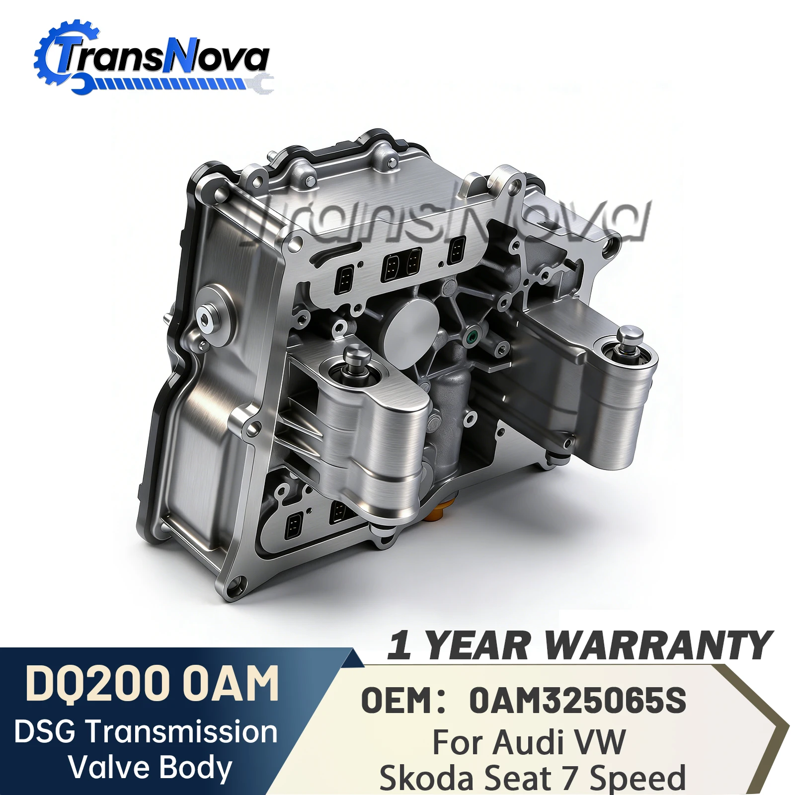 

TransNova DQ200 0AM DSG Mechatronic Valve Body Gearbox TCU TCM 7 Transmission 0AM325065S For AUDI A3 A4 VW TT GOLF 7 SKODA SEAT