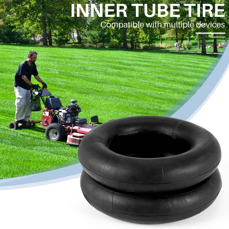 2 Pack 4.80/4.00-8 inch Inner Tubes for Mowers, Hand Trucks, Wheelbarrows, Carts and