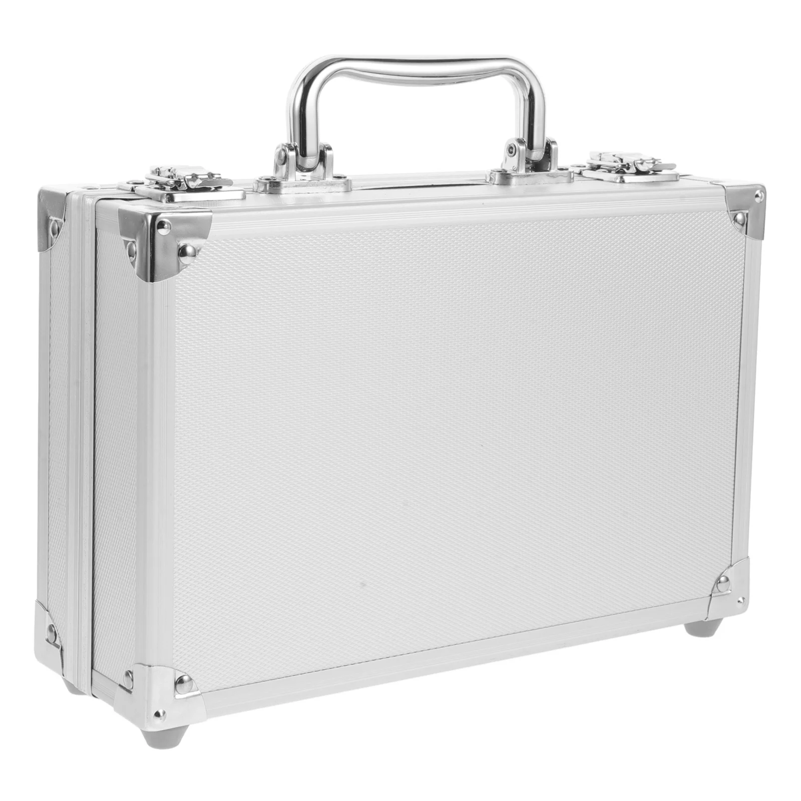 صندوق أدوات من سبائك الألومنيوم متعدد الوظائف، صندوق تخزين صغير الحجم، أدوات محمولة، منظم صندوق أدوات محمول