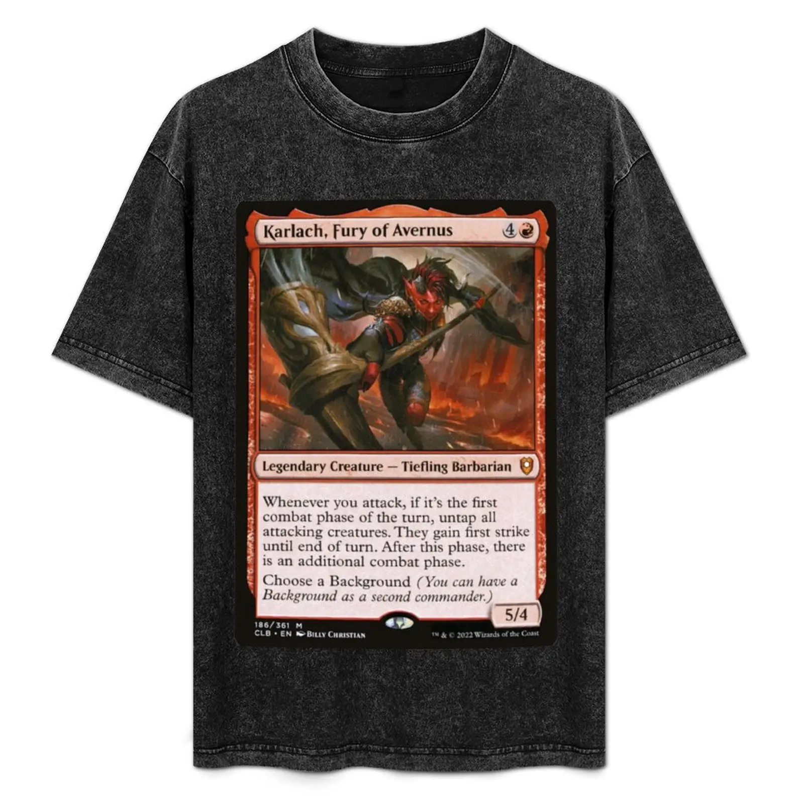 

Karlach Fury of Avernus T-Shirt croswit shirt man vintage anime shirt mens t shirts casual stylish