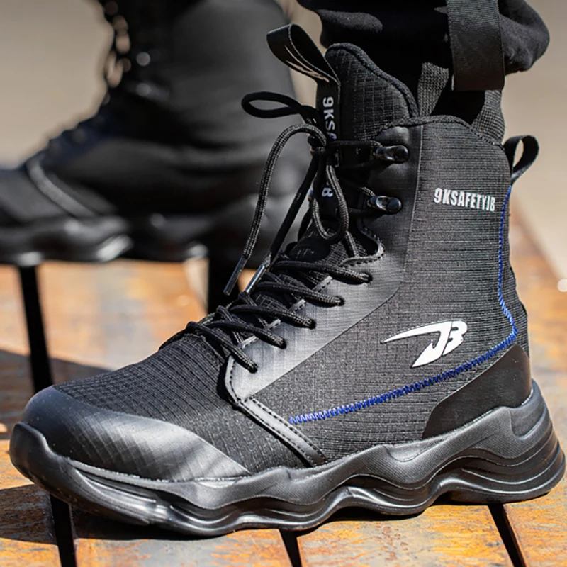 Scarpe antinfortunistiche scarpe da ginnastica da lavoro antiurto antiforatura scarpe da lavoro leggere stivali antinfortunistici da uomo con punta