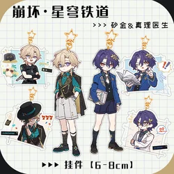 Aventurine Toy Figures Acrylic Stand Anime Model Action Figure Ornament Kids Collection Toys Honkai: Star Rail Dr. Ratio