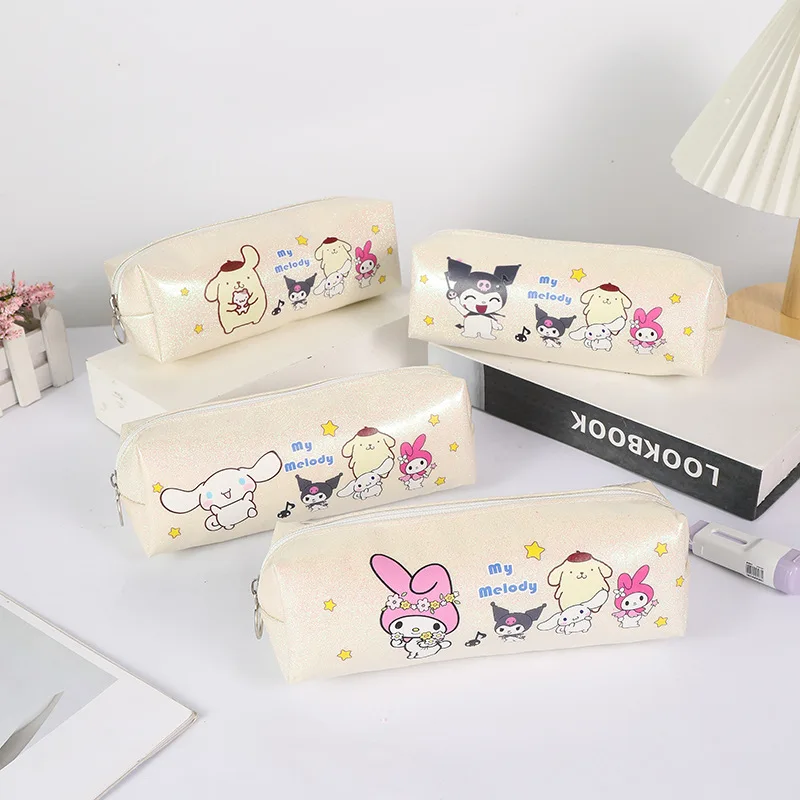 

12pcs/ лот Sanrio мелодия корица карандаш чехол милый карандашный чехол косметические сумки канцелярские сумки сумка подарок школьные принадлежности подарки