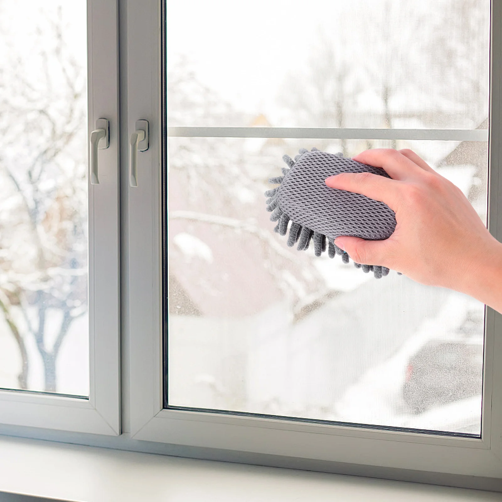 4 шт. ластик для доски премиум-класса из синели, без пыли, тряпка для доски, портативный моющийся очиститель для школьной и офисной домашней доски, ручка для ладони