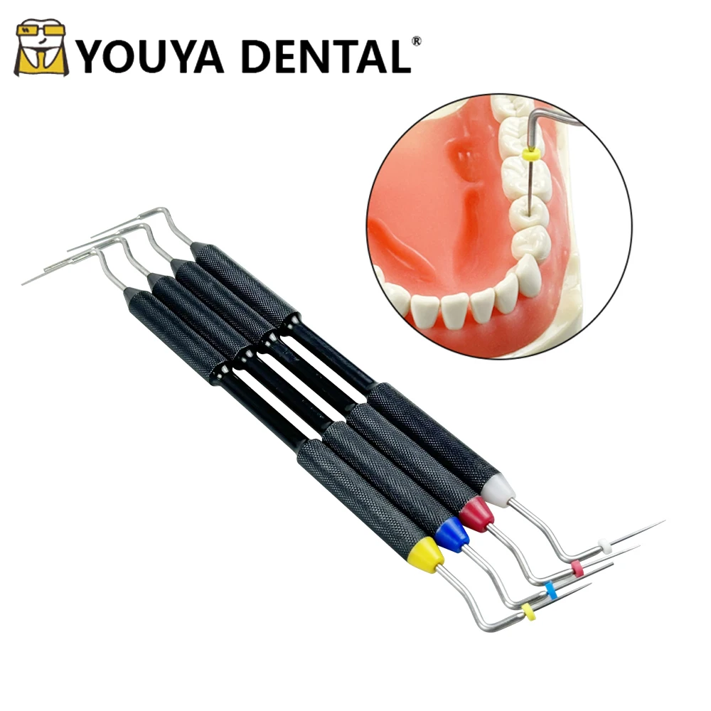 

Dental Endo Hand Plugger Fill Instrument NITI Tip Dentist Tools 4 Sizes Root Canal Filling Instrument Autoclavable Surgical