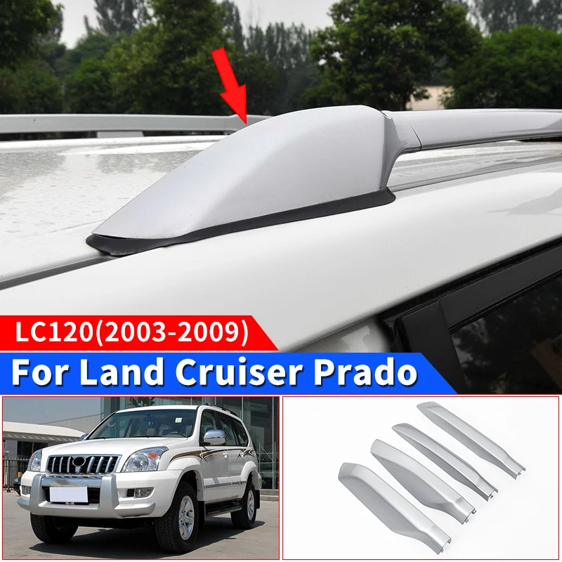 

For Toyota Land Cruiser Prado 120 2003-2009 2008 Roof Parcel or luggage rack lid LC120 FJ120 Exterior Modification Accessories