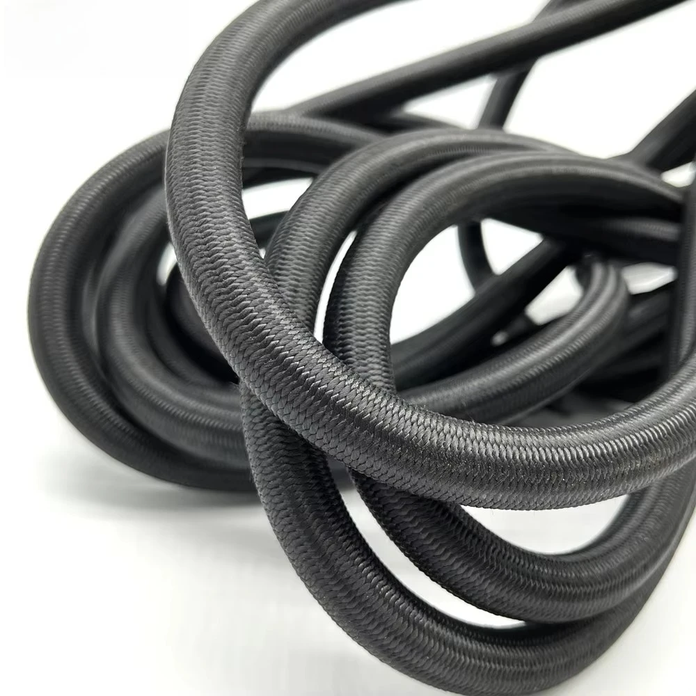 Factory Price Custom Size 5mm 6mm 8mm 10mm 12mm Thicken Round Latex Bungee Cord for Outdoor Use