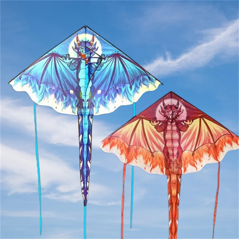 Dragon Kite flying for children delta kites nylon fabric professional wind kite line outdoor toys fish kite koinobori papalotes