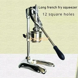 12 Hole 30mm French Fries Making Extruder Long French Fries Molding Machine
