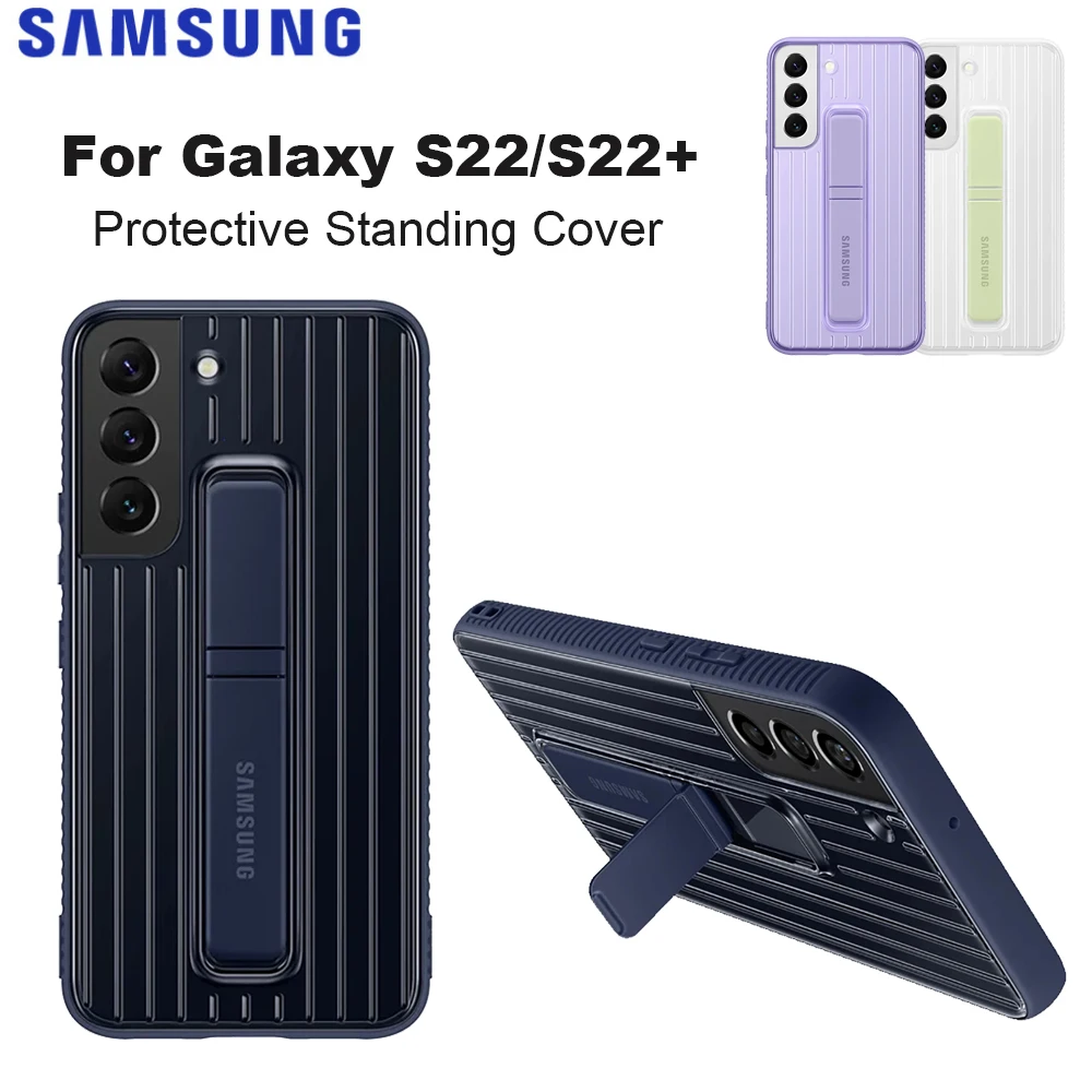 

Original For Samsung Galaxy S22/S22+ S22 Plus Protective Standing Cover High Protection Phone Case With Detachable Kickstands