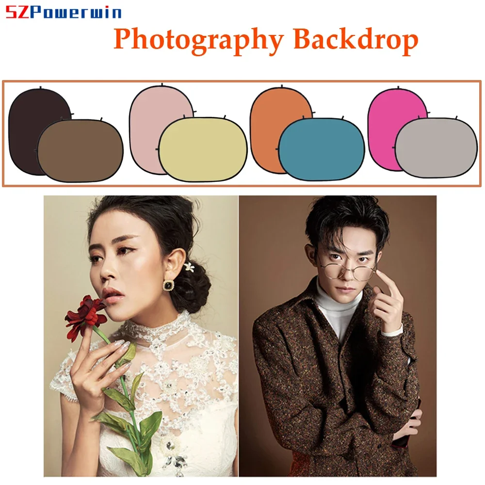 

SZPowerwin Photography Backdrop Double Side 3ftx5ft(100x150cm) 170g Thick Cotton Flannel Background Panel Plate Photo Studio Kit