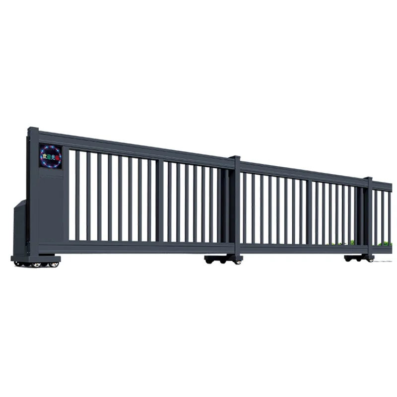 custom.Hot Sale Galvanized PVC Coated Fence Gate Sliding Gate