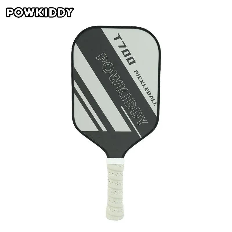 POWKIDDY Pickleball paddle, carbon fiber Pik racket, with T700 indoor and outdoor game Pik racket