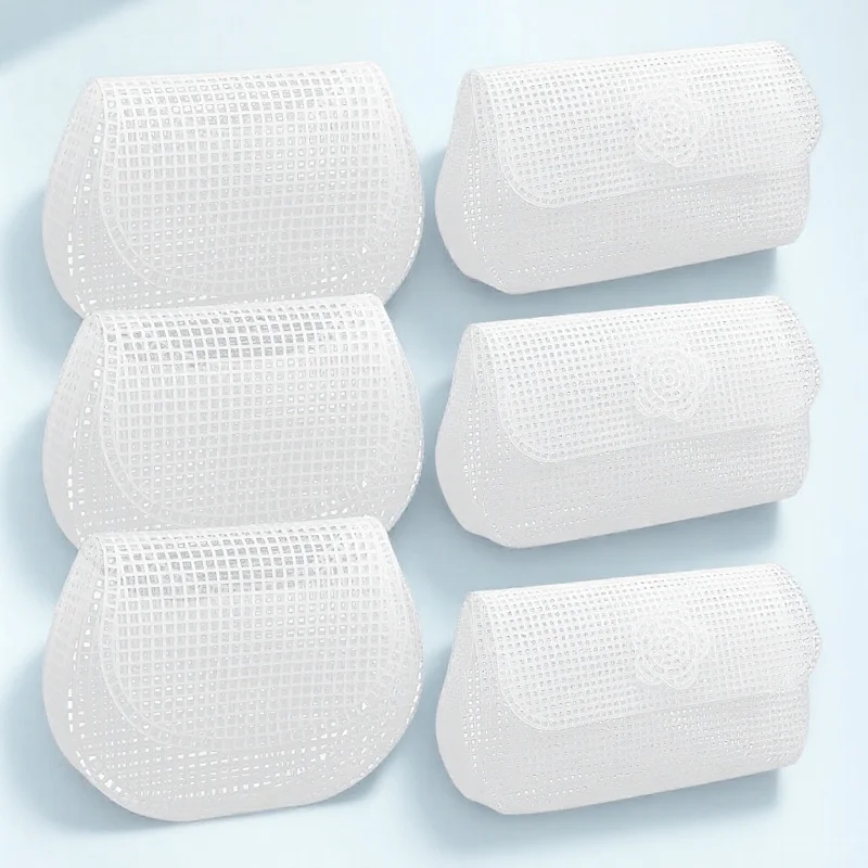 6Pcs Plastic Canvas Mesh Sheets for Bag Making DIY Crochet Crafts Sewing Quilting Sheets Supplies Plastic Mesh