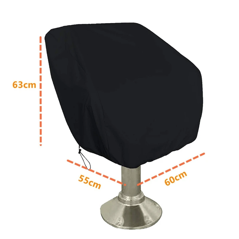 Boat Seat Cover Waterproof 420D Oxford Cloth ,Outdoor Yacht Seat Protector,Sun Protection Dustproof Pontoon Chair Cover