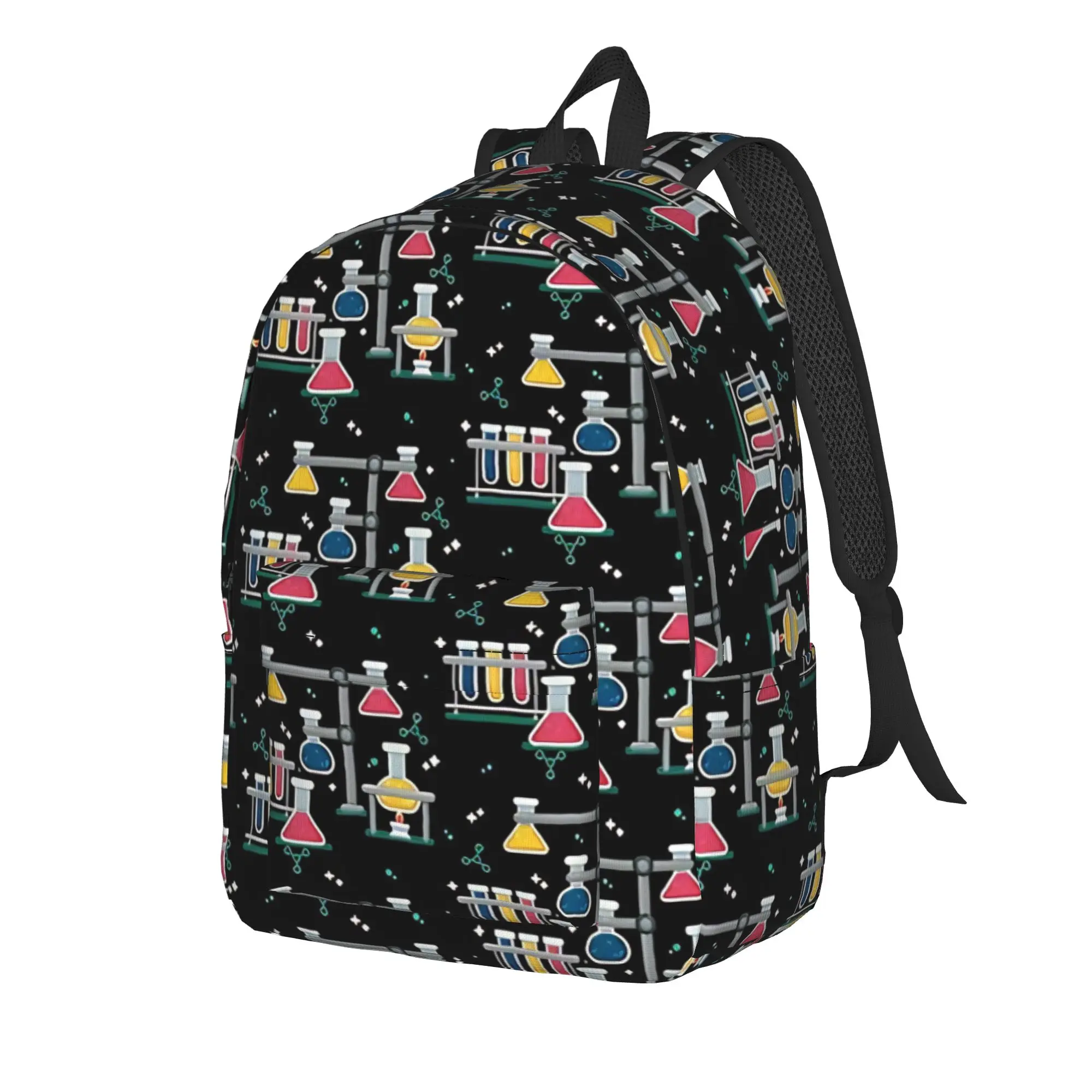 Chemistry Science Test Tubes Lab School Subject Backpack Backpacks Boy Girl University Lightweight School Bags Colorful Rucksack