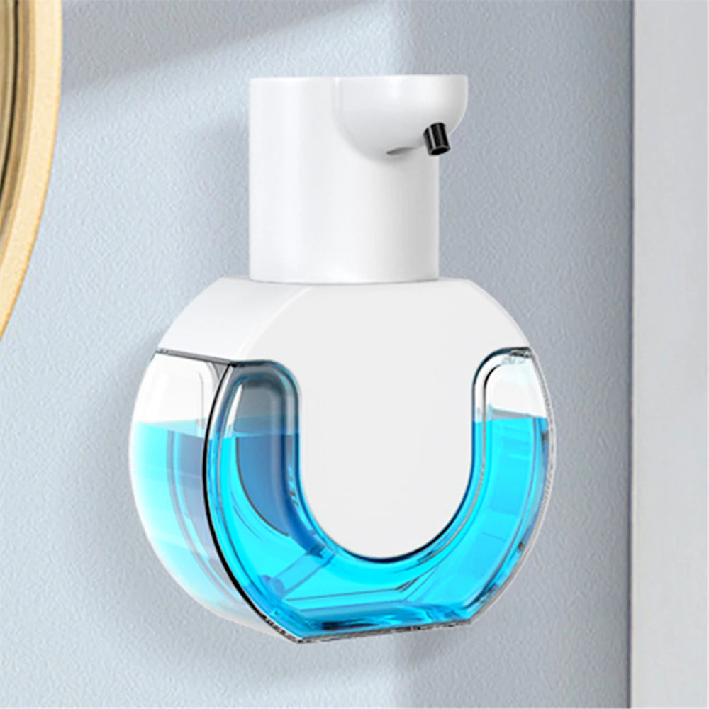 Wall Mounted Touchless Infrared Sensor Foam Dispenser Intelligent USB Charging 4 Gears Adjustable Automatic Soap Dispenser 420ML