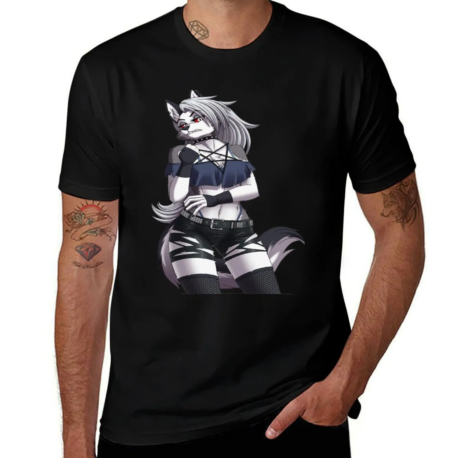 Helluva Boss Loona T-Shirt t shirts for man graphic vintage T-Shirt