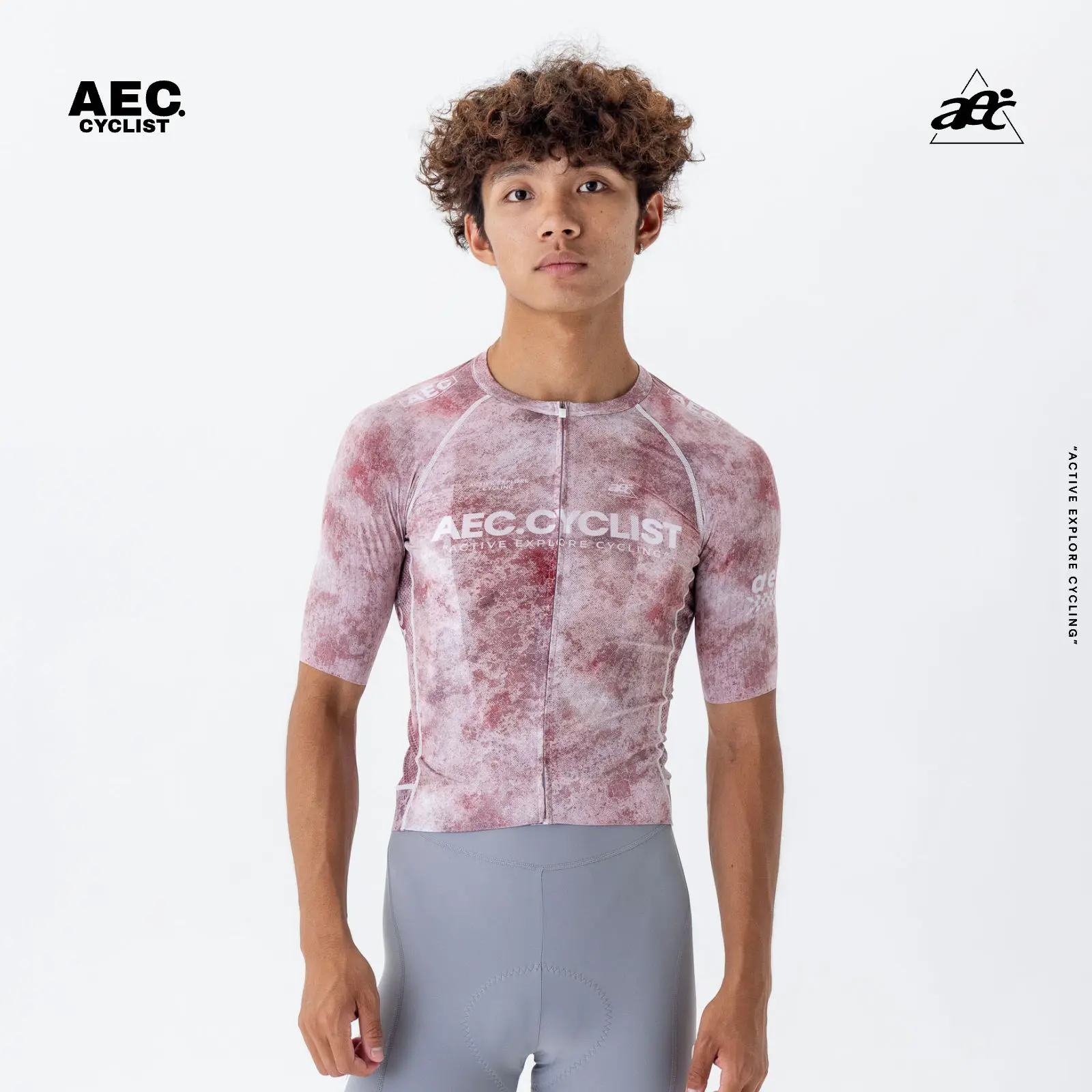 

AEC Camouflage Short Sleeve Cycling Jersey For Men's Summer Bike Shirts Lightweight Breathable MTB Clothing Maillot Ciclismo